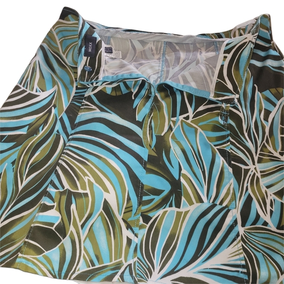 Mexx Tropical Leaf Print Skirt 10 - Picture 3 of 3